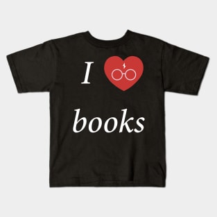 I love books potter edition Kids T-Shirt